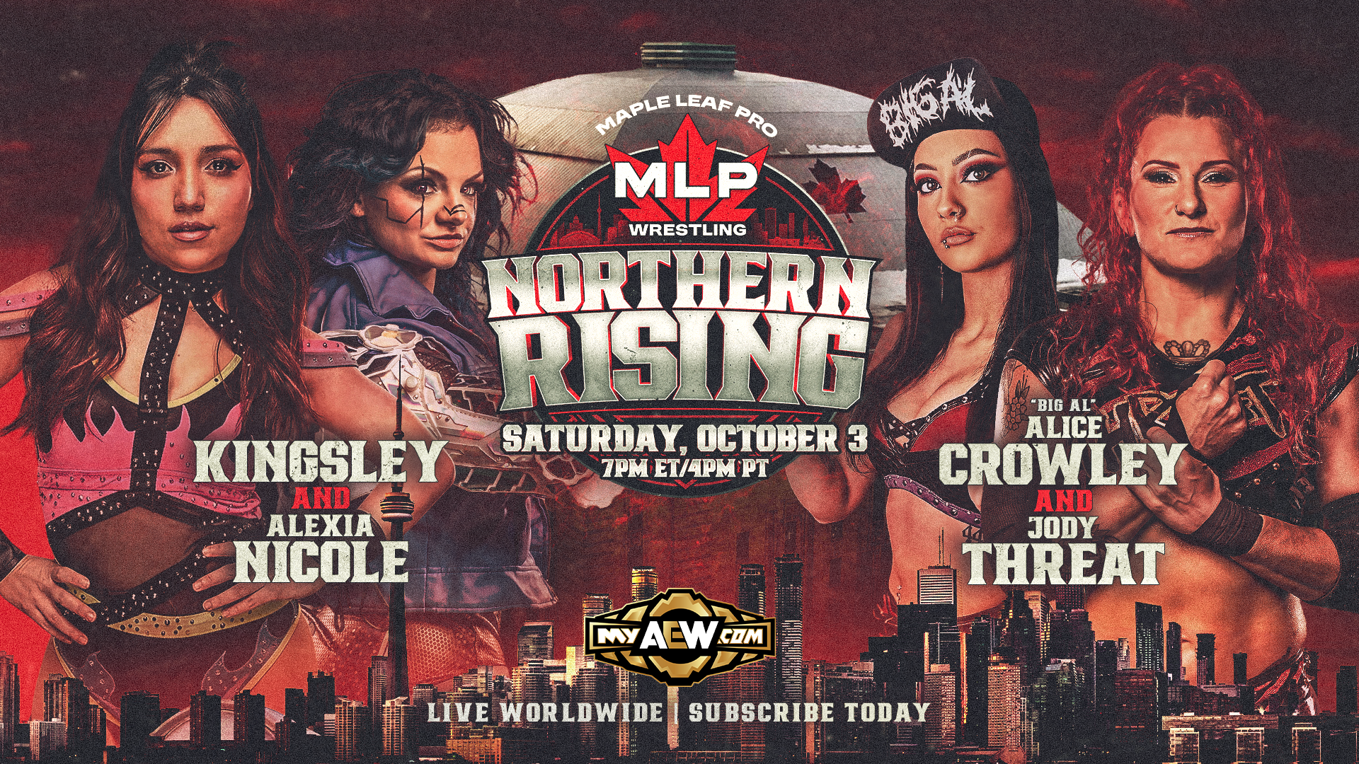 KINGSLEY & ALEXIA NICOLE VS. ALICE CROWLEY & JODY THREAT