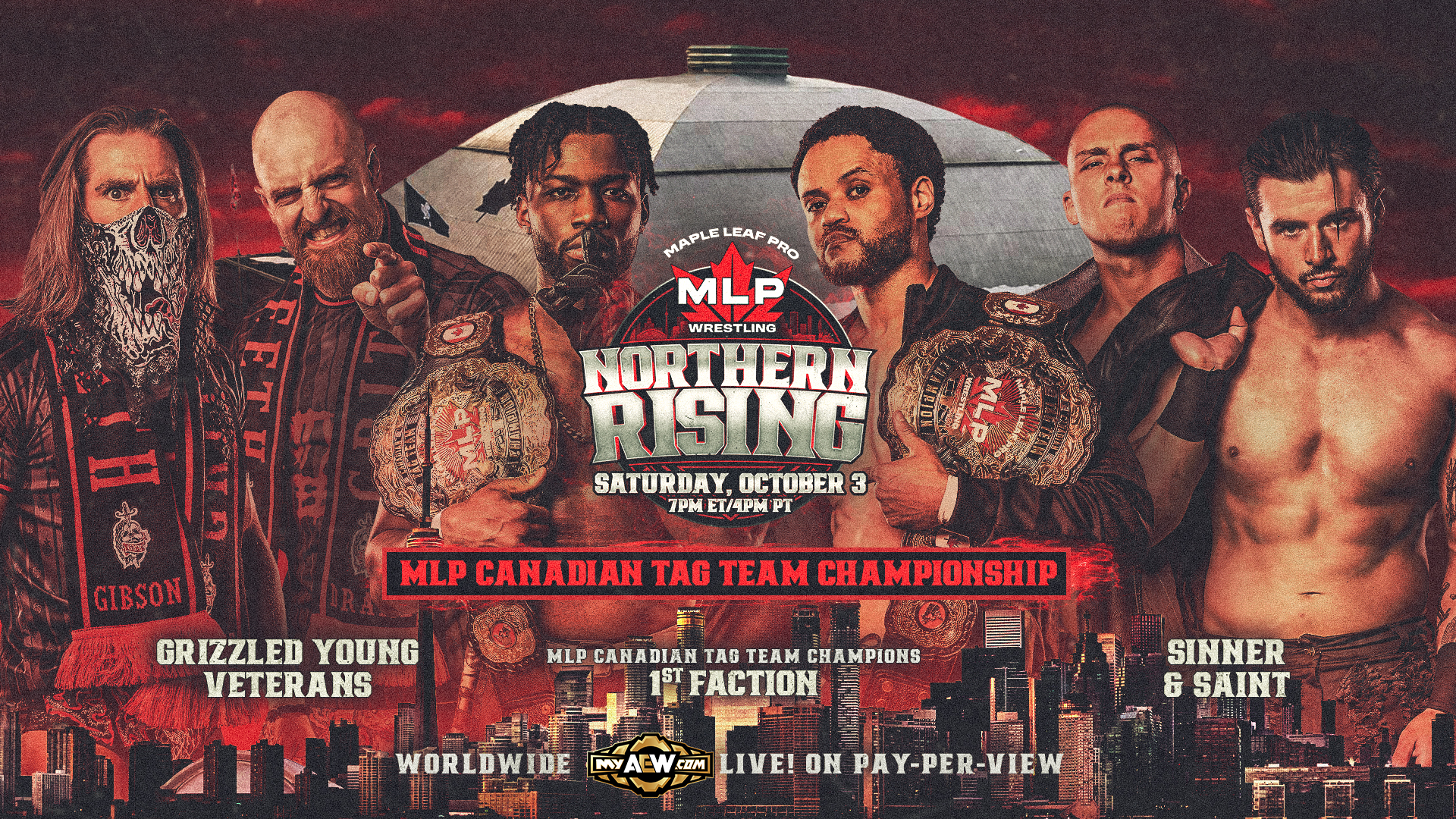 1ST FACTION VS. SINNER & SAINT VS. GRIZZLED YOUNG VETERANS